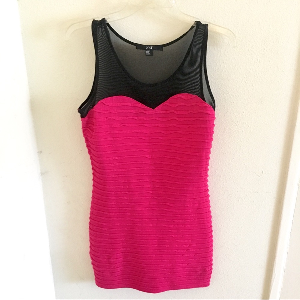 Pink Mermaid Fitted Dress